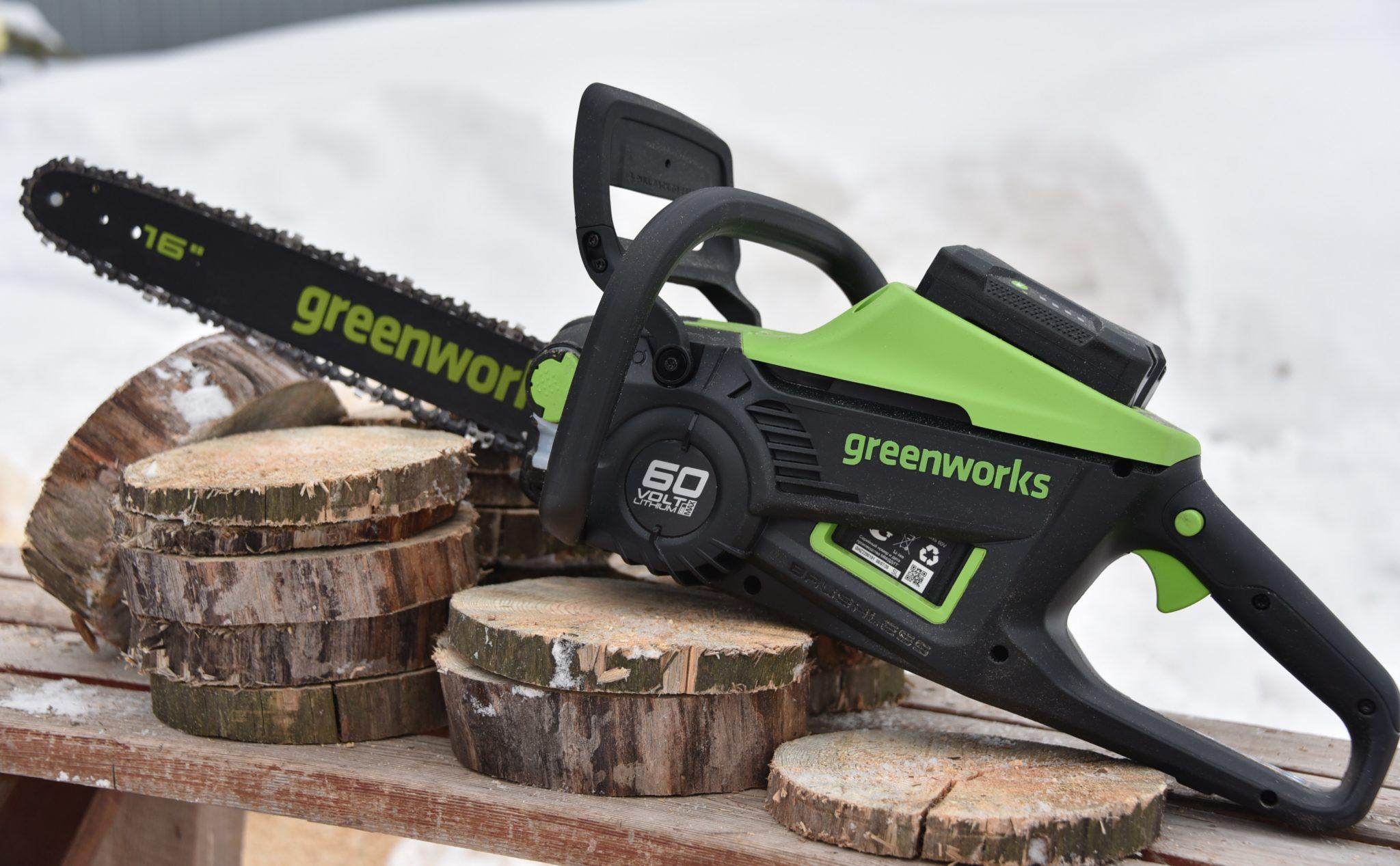 цепь для аккумуляторной пилы greenworks
