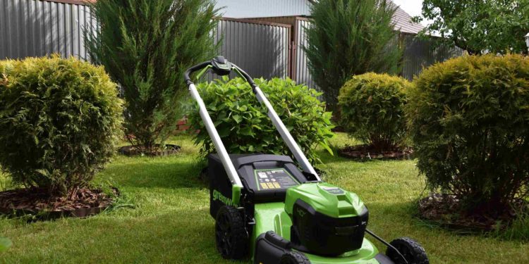 аккумуляторная газонокосилка Greenworks GD40LM48SP