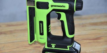 аккумуляторный степлер Greenworks G24CS10