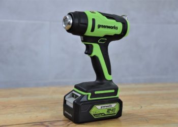аккумуляторный строительный фен Greenworks G24HG