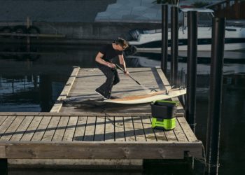 аккумуляторная мини-мойка GREENWORKS GDC40