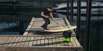 аккумуляторная мини-мойка GREENWORKS GDC40