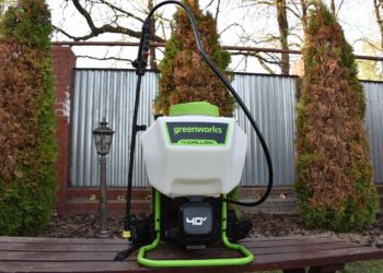 аккумуляторный опрыскиватель Greenworks G40BPS