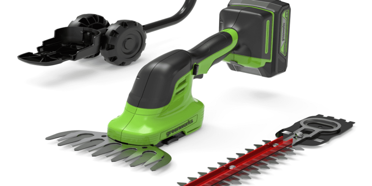 аккумуляторные ножницы-кусторез Greenworks G24SHT