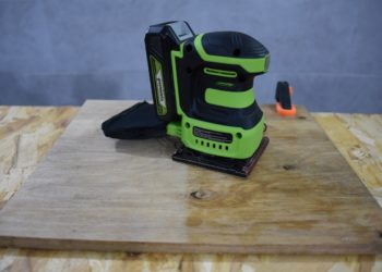 аккумуляторная плоскошлифовальная машина Greenworks G24SS14