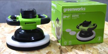 аккумуляторная полировальная машина Greenworks G24BU10