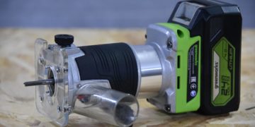 аккумуляторный фрезер Greenworks G24RO