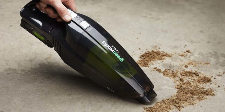 аккумуляторный ручной пылесос Greenworks G24HV