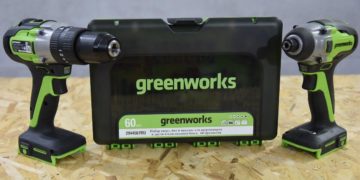 набор сверл, бит и коронок Greenworks 60 предметов